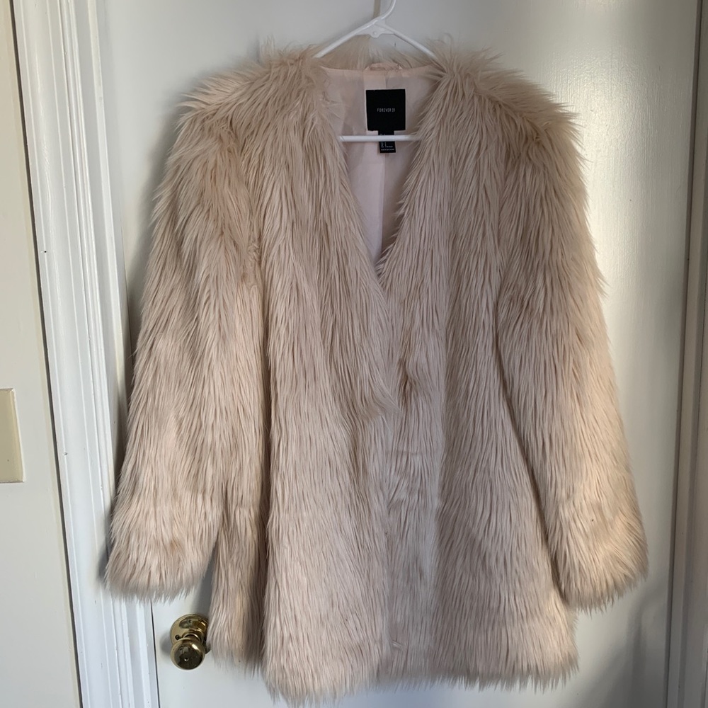 Forever 21 faux fur jacket
